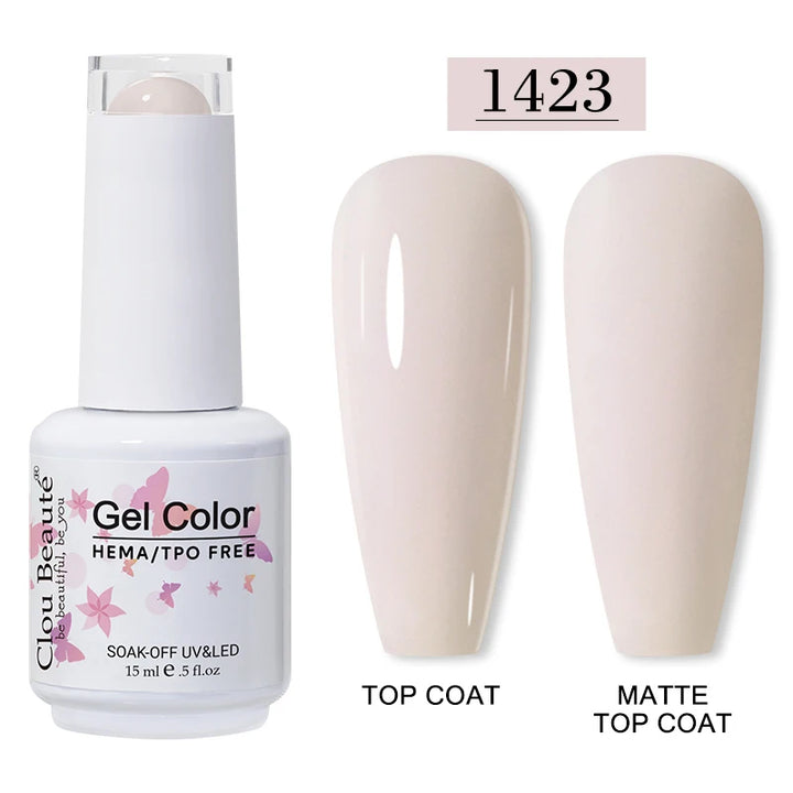 Clou Beaute 15ml HEMA TPO FREE Gel Nail Polish Vernis Semi Permanent UV Nail Art Varnish Lakiery Hybrydowe Manicure Gel Polish