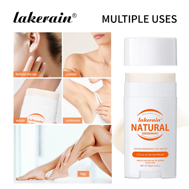 Solid Deodorant Stick Solid Perfume Balm Long-lasting Fresh Fragrance Deodorant Stick for Woman and Man Makeup