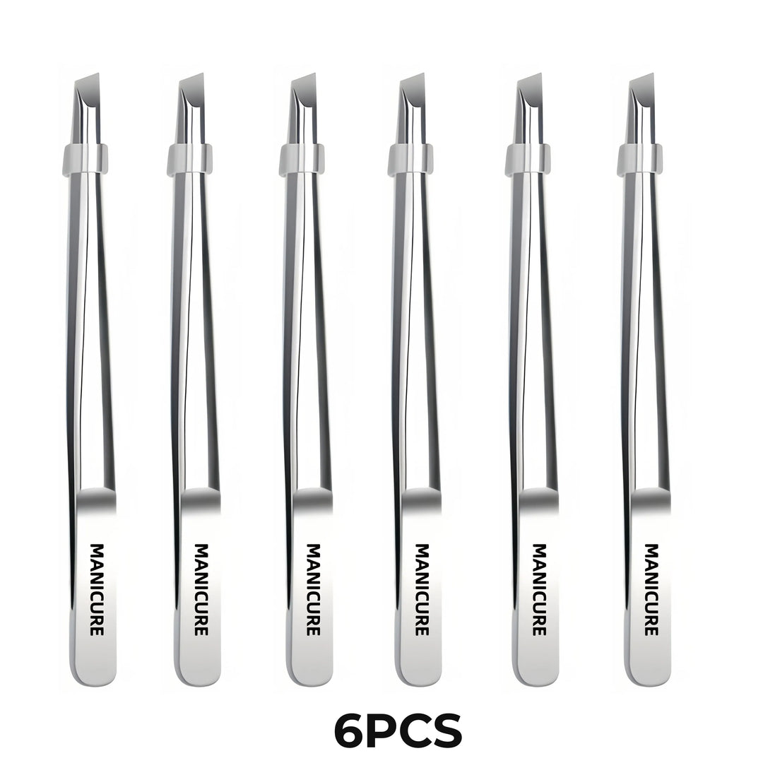 Stainless Steel Tweezers Tool Suitable for Eyebrow Eyelash Application Beard & Mustache Trimming False Eyebrow Applicator Gifts