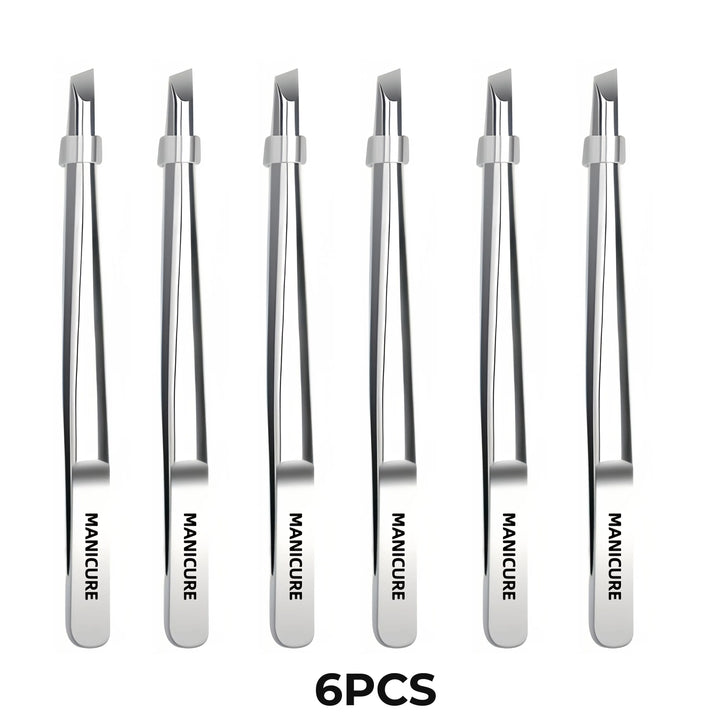 Stainless Steel Tweezers Tool Suitable for Eyebrow Eyelash Application Beard & Mustache Trimming False Eyebrow Applicator Gifts