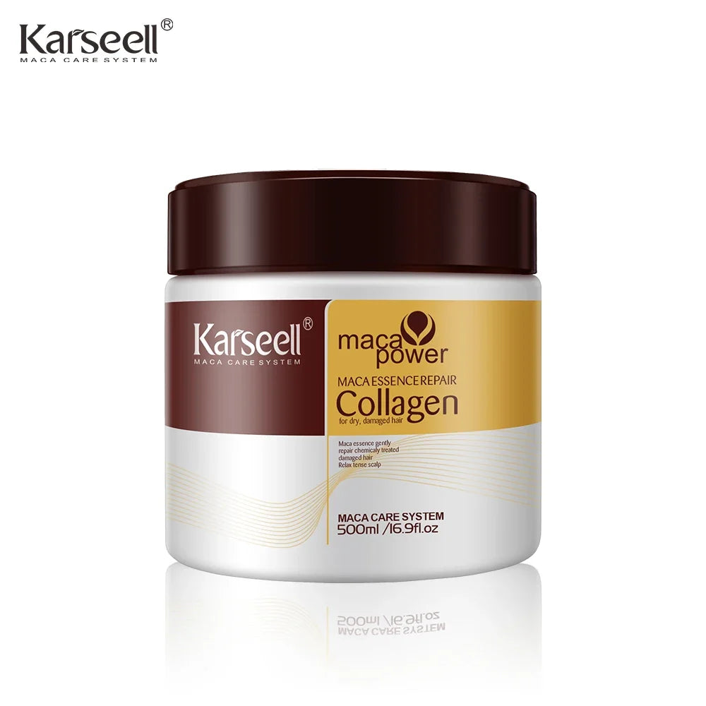 Karseell 500ml Color Depositing Red Hair Mask Color Boosting Conditioner, Hydrates and Enhances Red Tones for Color-Treated Hair