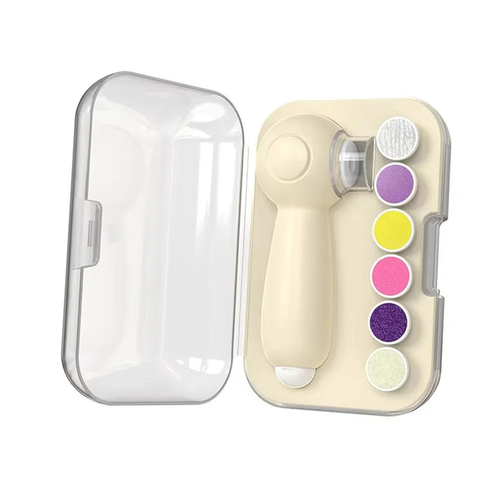 Children's Nail Grinder Set with LED Night Vision Electric Nail Care Kit for Toddlers Mom and Baby's Handy Assistant