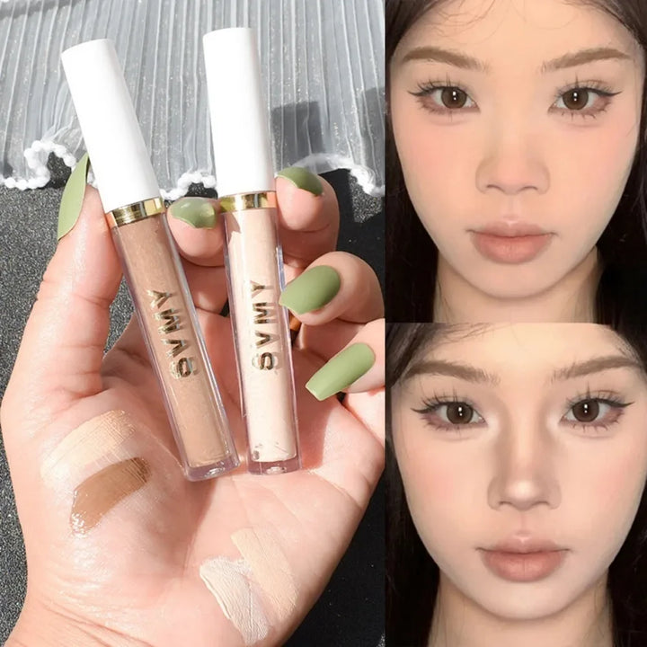 Concealer Foundation Cream Lasting Moisturizing Facial Contour Stick Modify Skin Tone Cover Acne Dark Circles Brighten Makeup