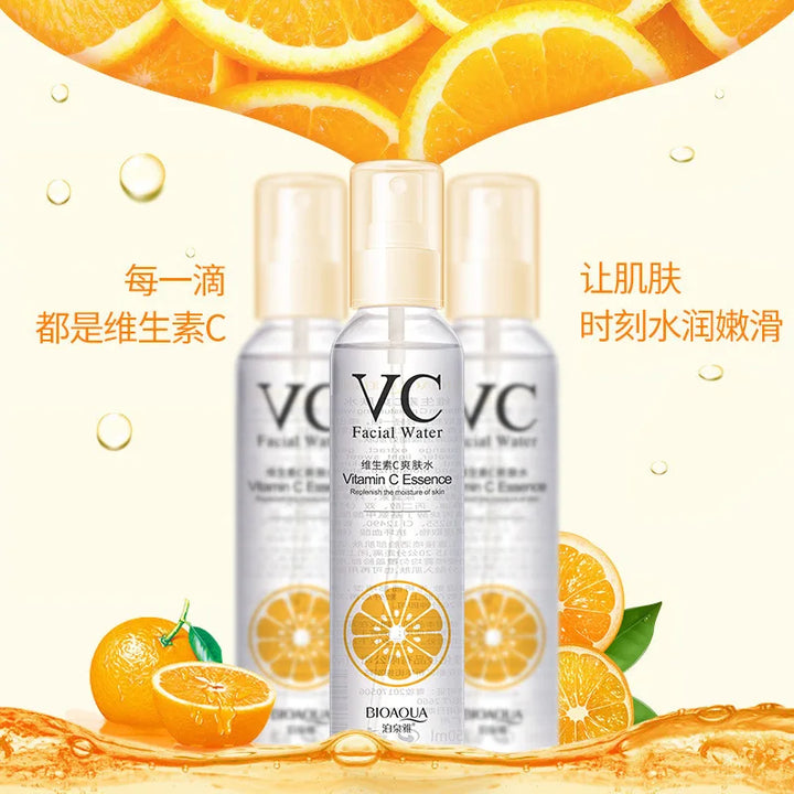 BIOAQUA Vitamin C Toner Whitening Moisturizing Refreshing Shrinking Pore VC Spray Firming Facial Water Skin Care