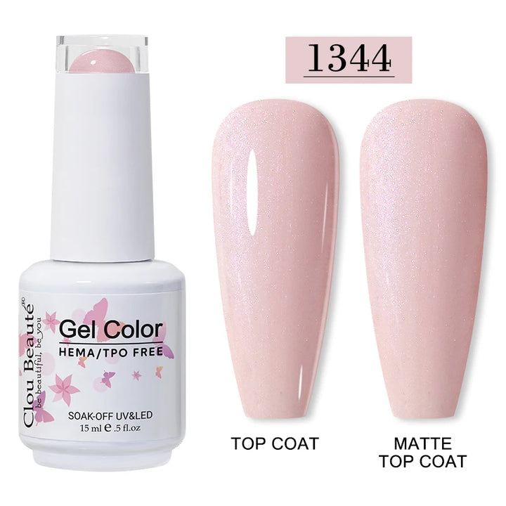 Clou Beaute 15ml HEMA TPO FREE Gel Nail Polish Vernis Semi Permanent UV Nail Art Varnish Lakiery Hybrydowe Manicure Gel Polish