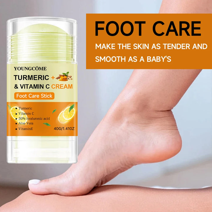 Foot Balm Professional Cracked Heel Repair Balm Stick Moisturizing Foot Balm, Rolls On, No Mess Like Foot Cream or Foot Lotion