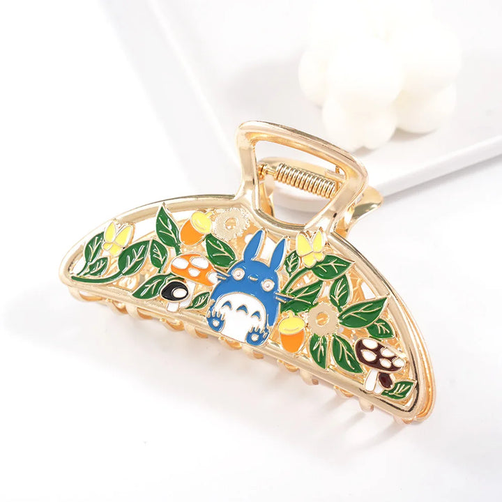 7 Style Fashion Cute Cartoon Flame Hair Claw Boat Dragon Large Hair Claws New Japanese Cat Claw Clip Hair Accessories for Women