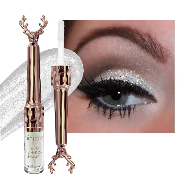 Liquid Eyeshadow High Pigment Waterproof Lasting Not Easy To Fade Pearl Glitter Portable Delicate Women's Eye Makeup