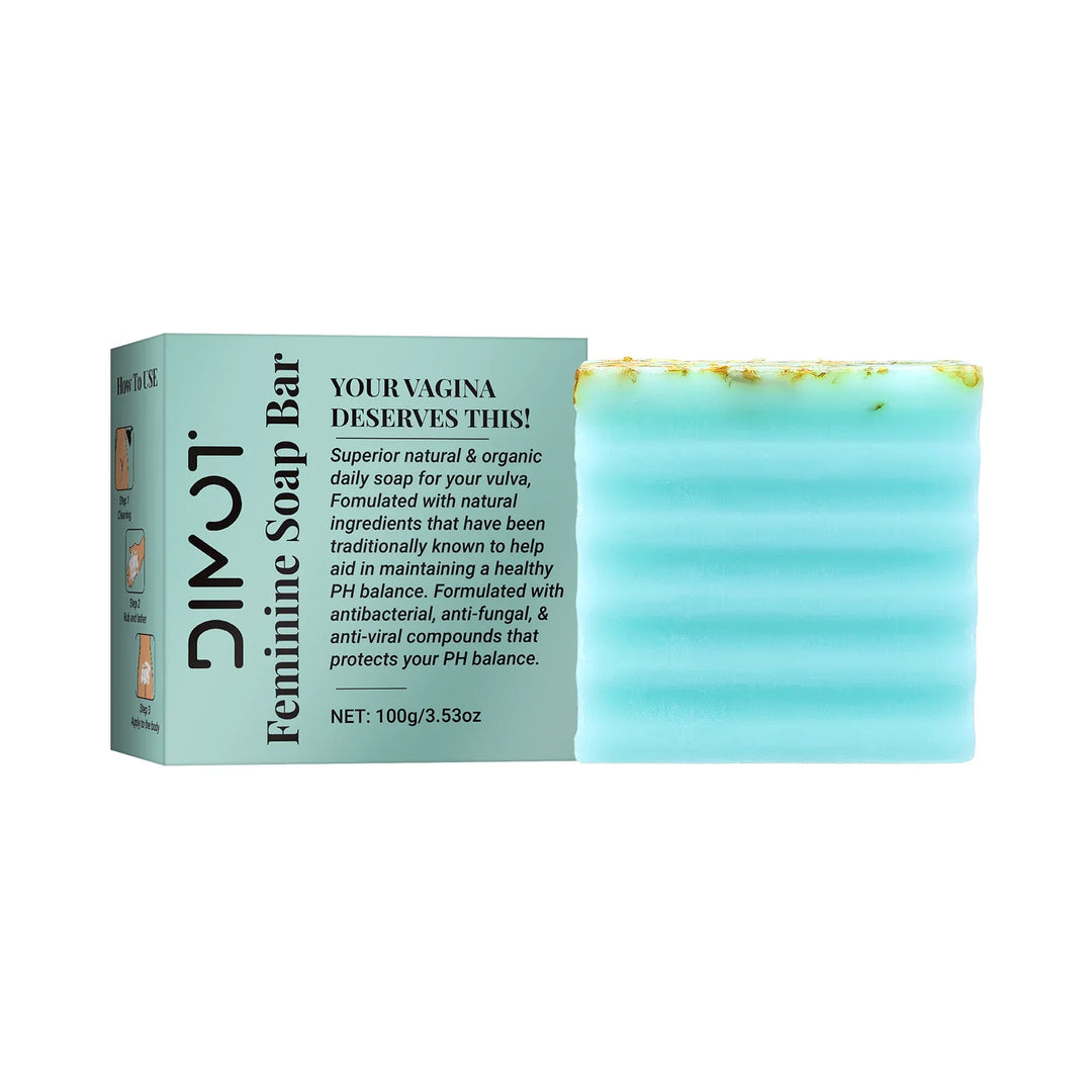 100g Natural Feminine Care Soap for PH Balance Odor Control & Hydration Daily Intimate Care Hygiene Handmade Feminine Soap Bar