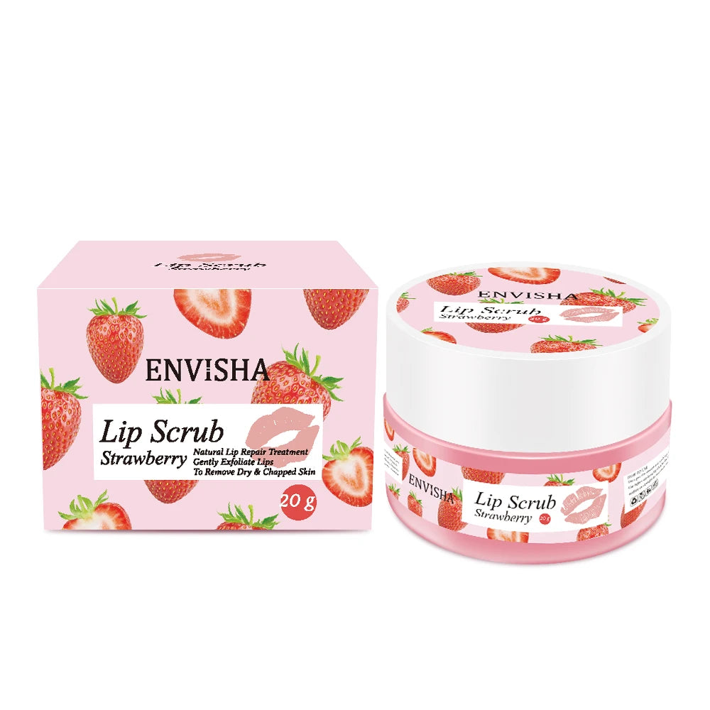 ENVISHA Beauty Health Lip Mask Skin Care Sleep Hydrated Maintenance Lip Scrub Cream Anti Drying Nourish Protect Exfoliating