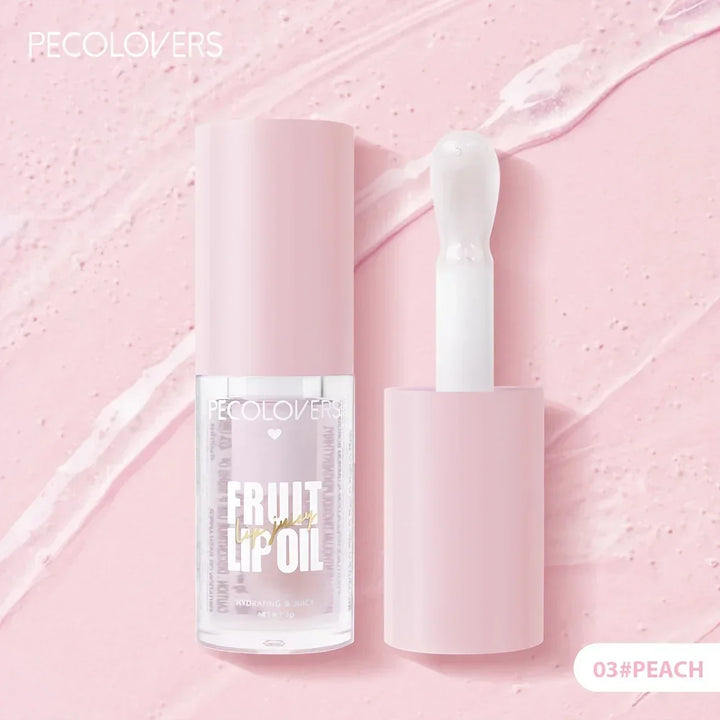 BIG Fruit Lip Oil Lip Enhancer Plumper Big Brush Moisturising Clear Lip Gloss Sexy Lip Makeup Care Cosmetics for Women Girl Lady