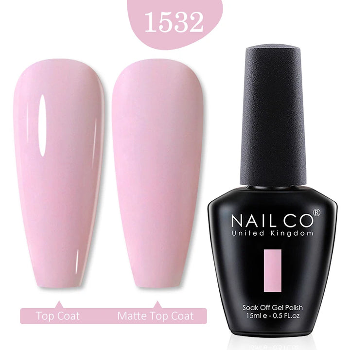 NAILCO Red Colors Series 15ML Nail Gel Polish Nail Supplies Semi Permanent For Nail Art Manicure Soak Off LED UV Hybrid Varnish