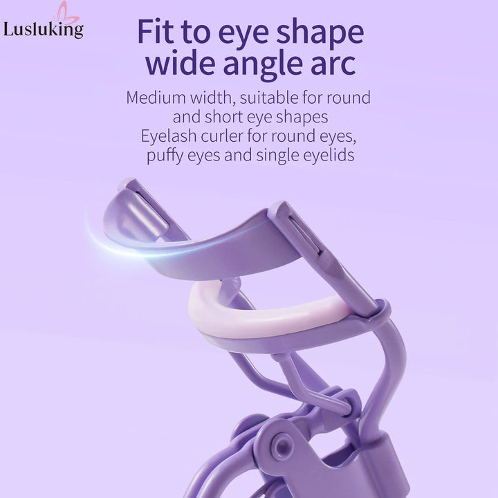 1pc Eyelash Curler With Soft Silicone Pad Women Eyelashes Curling Clip Long Lasting Lift Lashes Makeup Accessories Cosmetic Tool