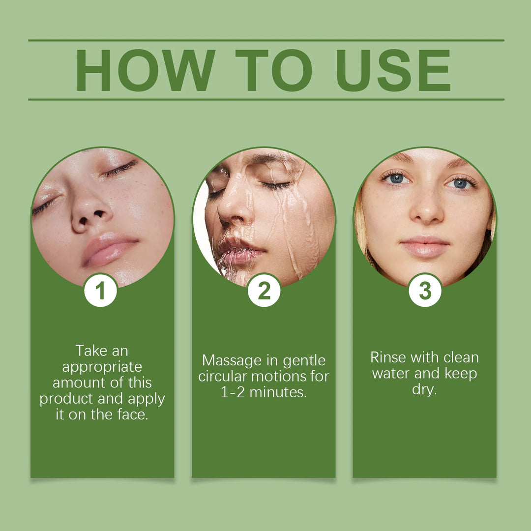 Green Tea Cleansing Oil-It can gently remove makeup,soothe the face,eyes and lips, and leave the skin refreshing and non-tight