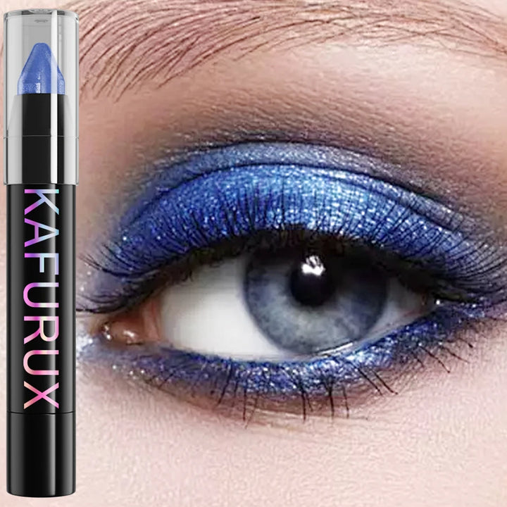 25 Colors Glitter Eyeshadow Eyeliner Pencil Waterproof Pearlescent Matte Nude Eye Shadow Korean Makeup Gift Highlighter Pen Tool