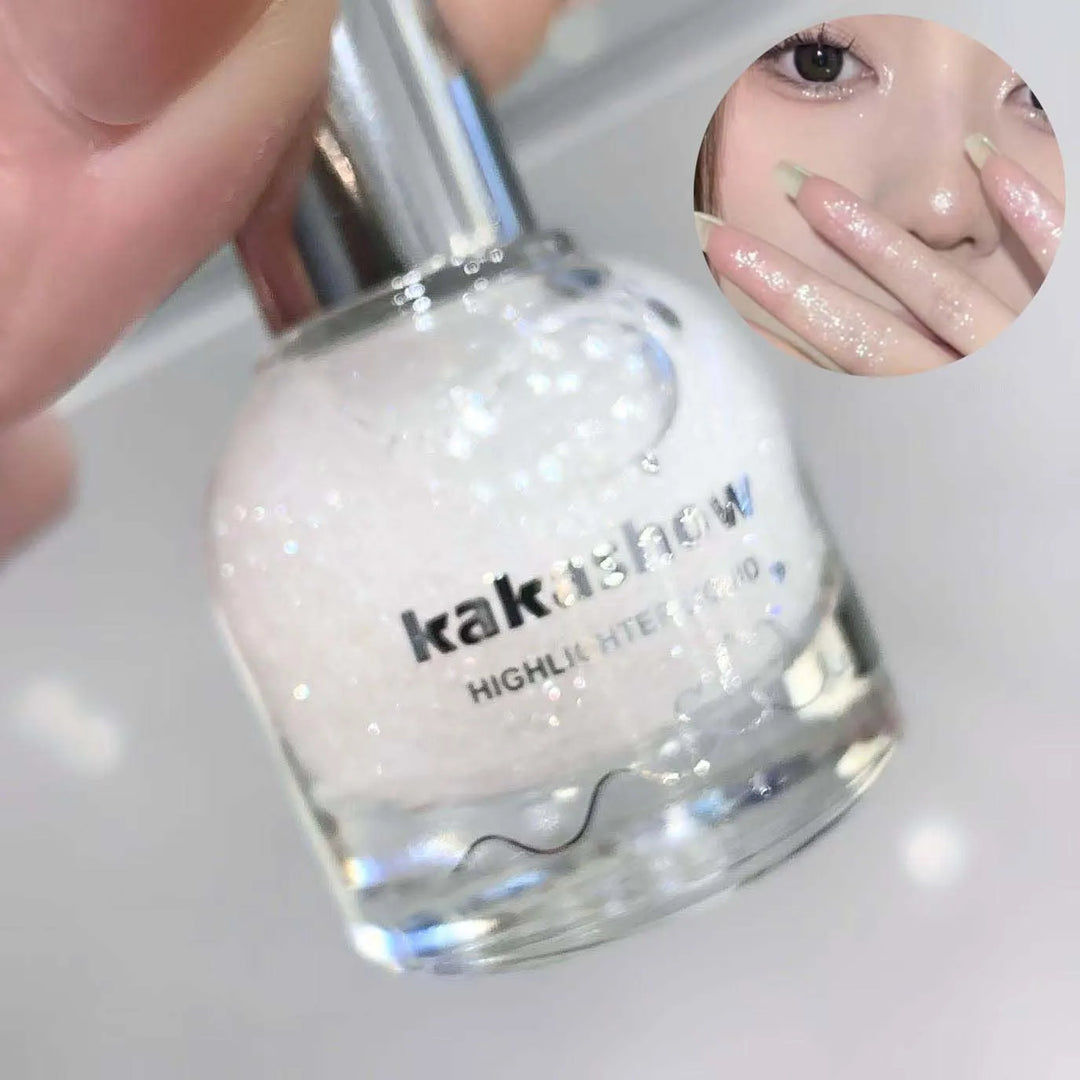 Face Sparkling Highlighter Liquid High Gloss Glitter Body Eye Face Contouring Highlighter Sparkling Waterproof Not Greasy Makeup