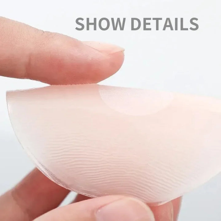Round Ventilate Silicon Chest Cover Reusable Women Breast Petals Lift Nipple Cover Lift Tape Bra Pads Invisible Bra Chest Paste