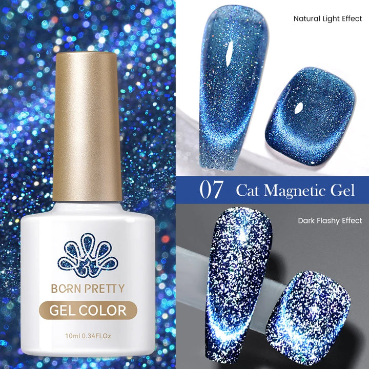 BORN PRETTY 117 Colors Cat Magnetic Gel Nail Polish 10ml Full Coverage Varnish Semi Permanent Super Gorgeous Nails Manicure