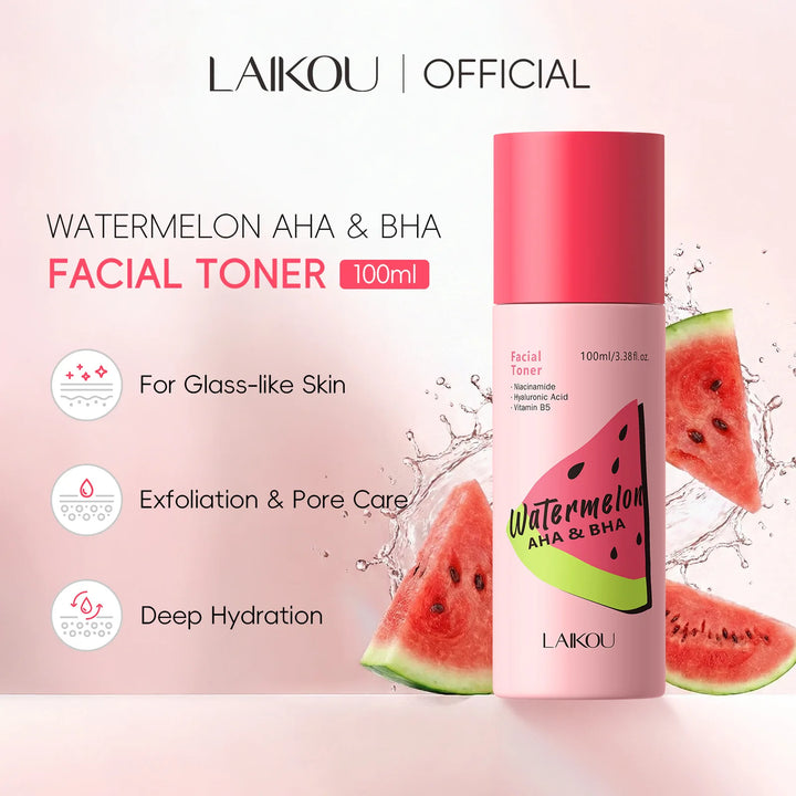 LAIKOU Facial Toner for Face Brightening Serum Oil Control Moisturizing Facial Smooth Sensitive Skin Care Pore Shrinking Essence