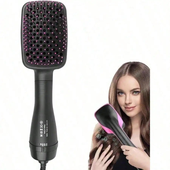 3-in-1 Styling Tool: Negative Ion Hot Air Straightener—Combines Straightening, Drying, and Smoothing Functions in One Device
