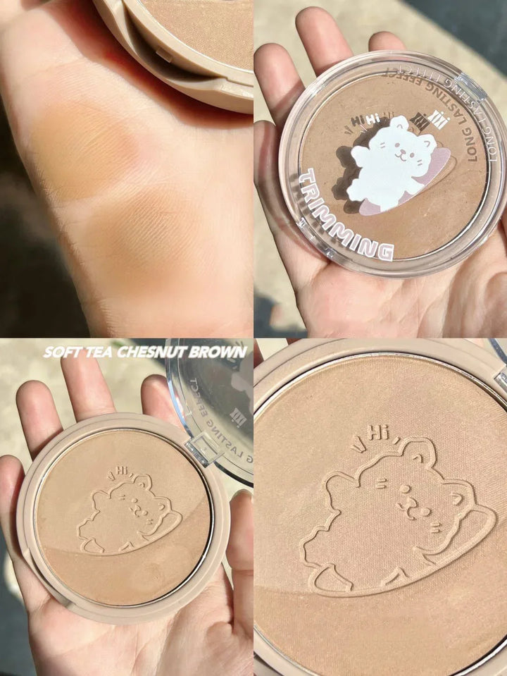 Three-dimensional Natural Trimming Plate Repair Highlight Make Up Face Powder Cosmetic Waterproof Contour Bronzer Powder Palette
