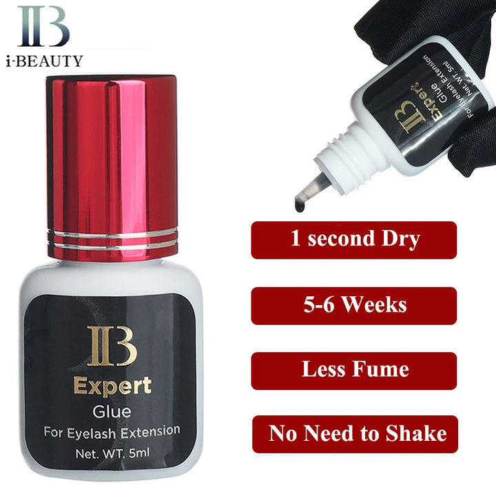 Original IB Lash Glue SUPER PLUS/HYPER BOND/MASTER I-Beauty Eyelash Extension Adhesive Long Lasting Fast Dry Korean Glue