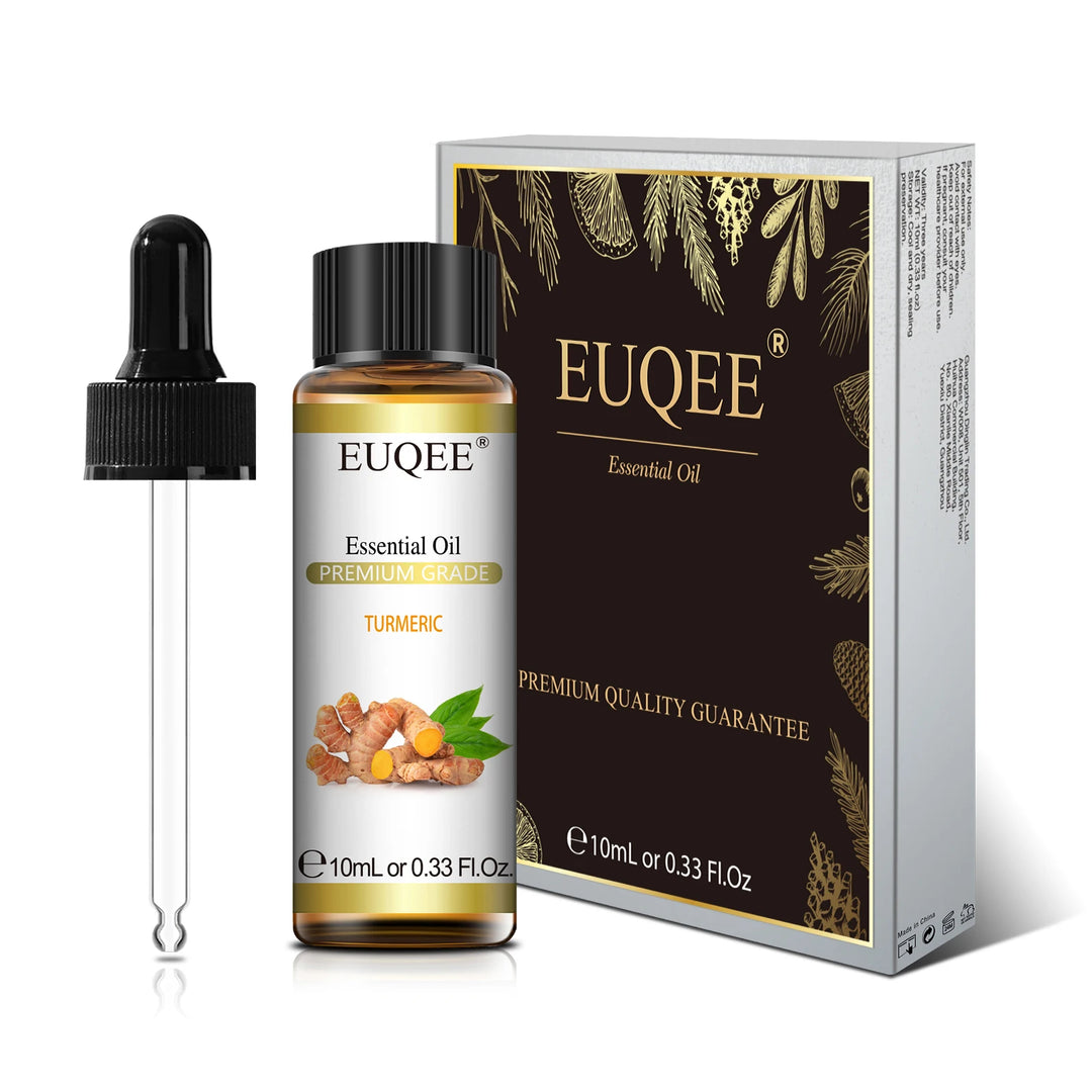 EUQEE 10ML Natural Essential Oils Eucalyptus Spearmint Vanilla Lavender Lemon Oregano Oil For Humidifier DIY Soap,Candle Making