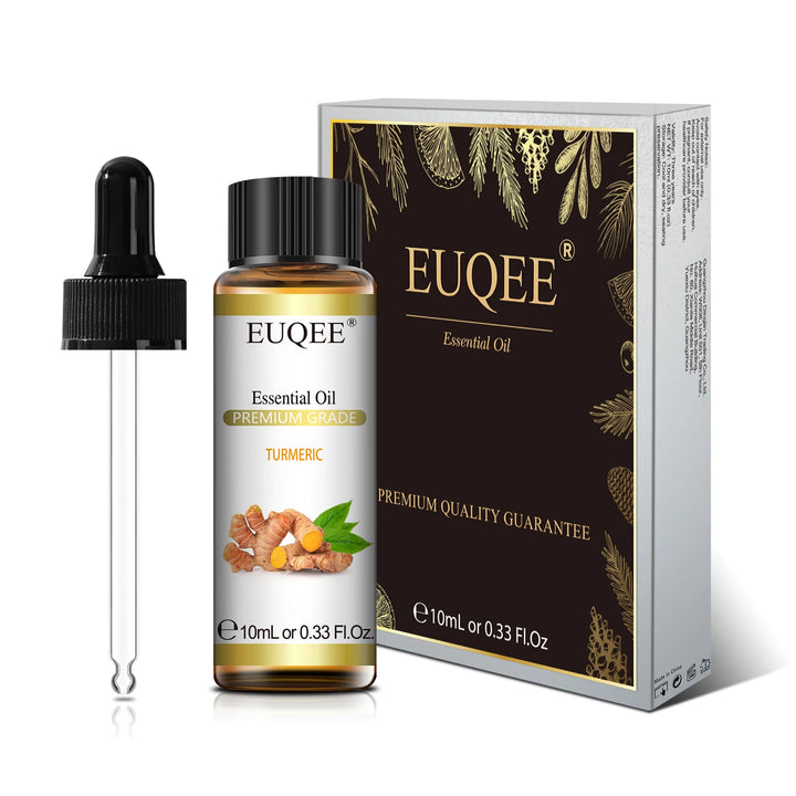 EUQEE 10ML Natural Essential Oils Eucalyptus Spearmint Vanilla Lavender Lemon Oregano Oil For Humidifier DIY Soap,Candle Making