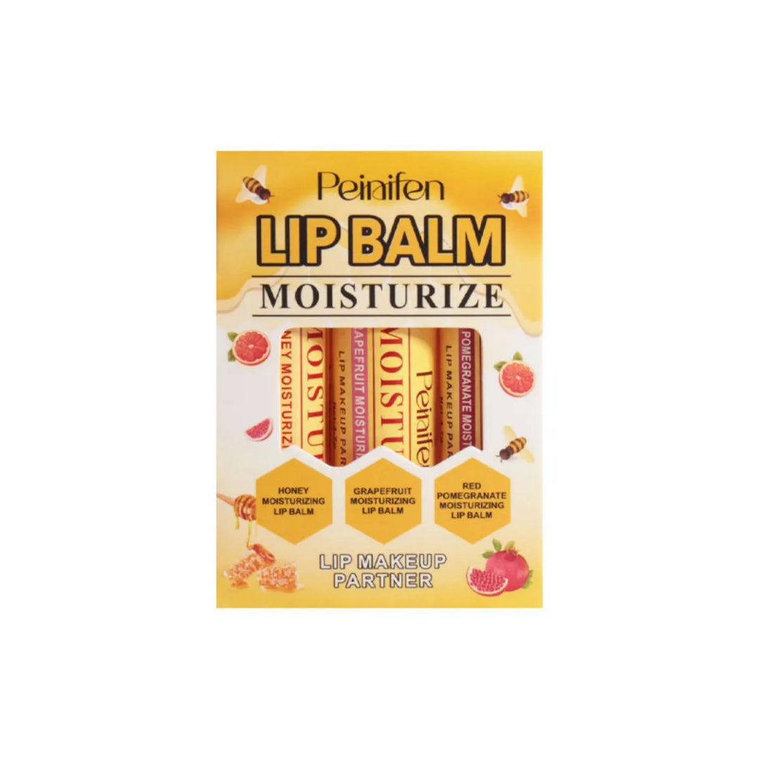 3-piece lip balm lipstick base lip balm makeup natural plant anti-scratch lip care petroleum jelly lip balm