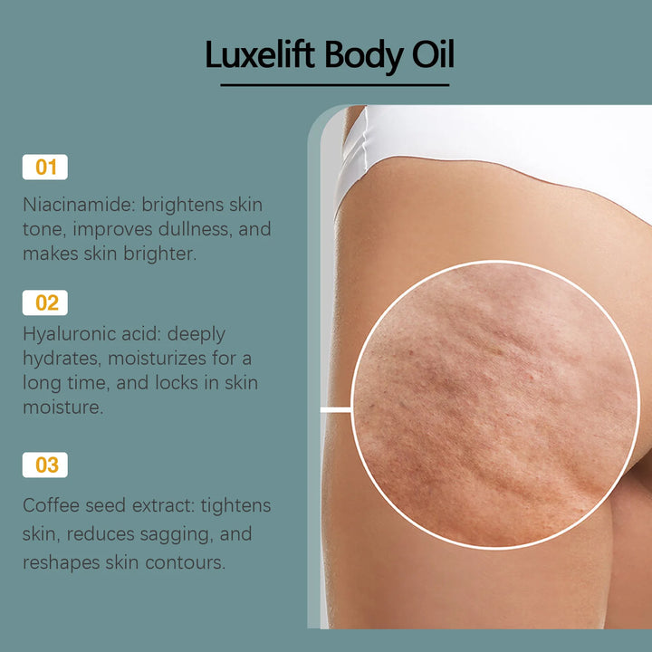 Body Firming Oil Moisturizing Lifting Improve Dry Rough Dullness Smooth Nourishing Brightening Tightening Massage Body Care Oil