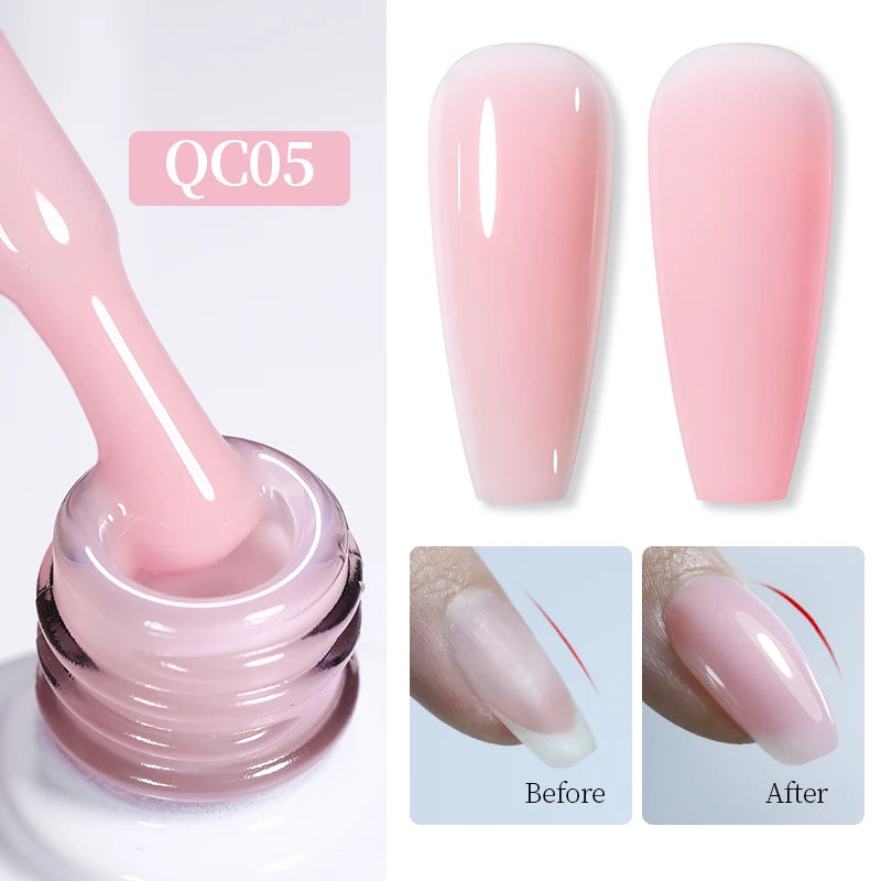 BORN PRETTY 10ml Jelly Nude Gel Nail Polish 50 Colors Semi Transparent Nail Art Nail Supplies Soak off UV LED Nails Gel Varnish