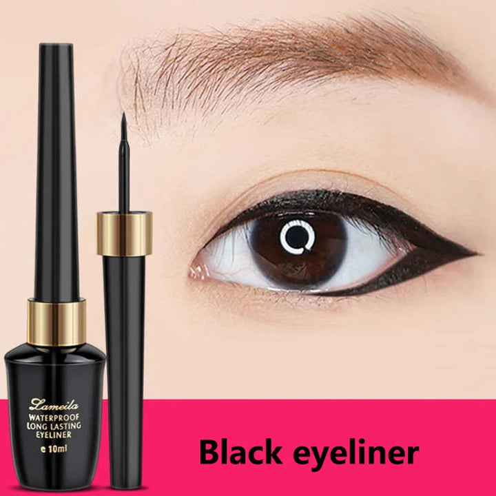 LAMEILA long-lasting hard-tipped Gel Eye Ultra-fine Waterproof Black Liquid Eyeliner pen