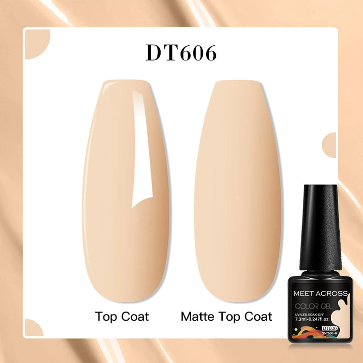 MEET ACROSS 7ml Porcelain White Cat Eye Gel Polish Holographic Glitter Magnetic Galactic Effect Gel Nail Polish Soak Off UV Gel