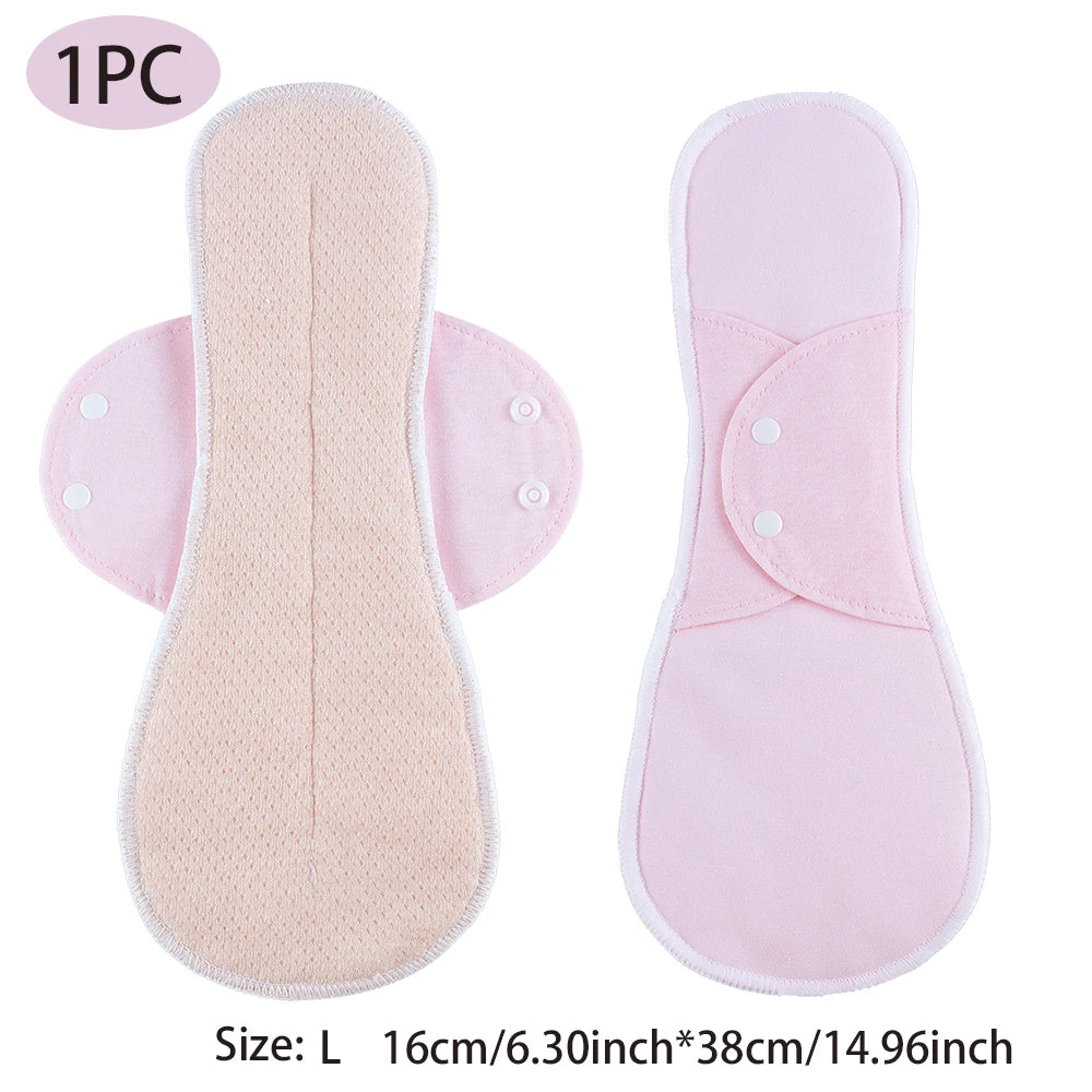 BIAI 1PC Anti-bacterial Sanitary Napkin Washable Menstrual Pads Reusable Sanitary Towel Breathable Sanitary Pad For Women Lady