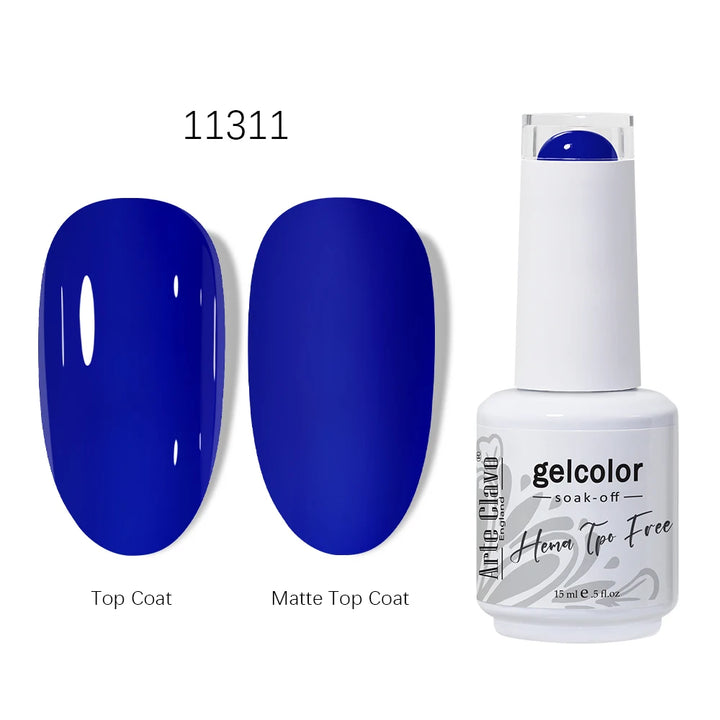 Arte Clavo 15ml HEMA TPO FREE Gel Nail Polish Pink Hybrid Nail Manicure Semi-permanent Enamels Varnish For UV LED Nails Supplies