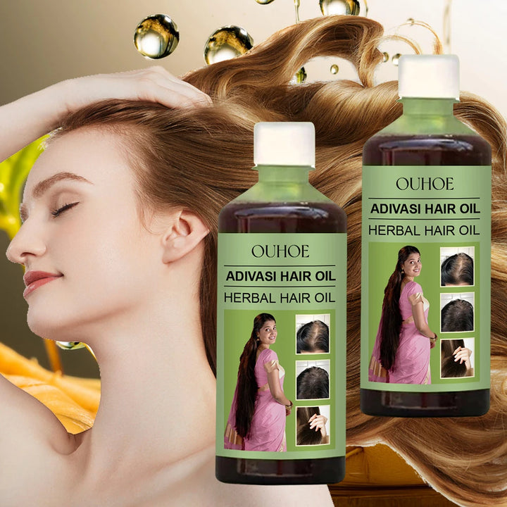 1/2pcs 100ml Hair Growth Oil India Adivasi Herbal Hair Care Rosemary Repair Damaged Hydrate Moisturize Scalp Reduce Dandruff