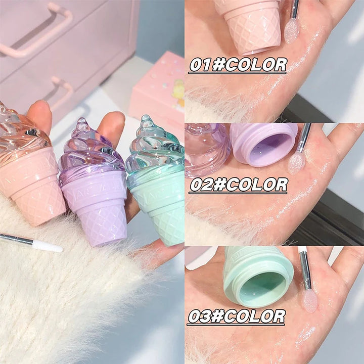 CACE icy lip balm moisturizing hydrating lip lines jelly lip glass lip gloss
