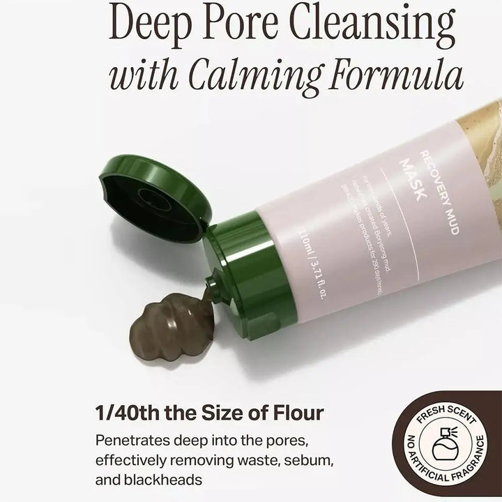 Facial Mask Clay Mud Masks recovery Mud Cleanser Moisturizing Removal Blackhead Whitening Face Mask Mud Skin Care