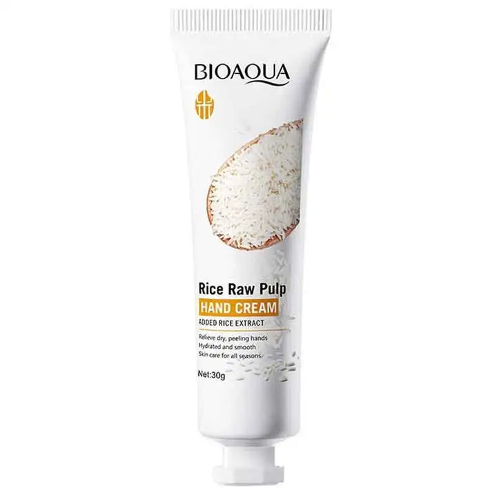 Rice Hand Cream Whitening Volumizing Rejuvenating Ultra Wrinkles Nourishing Moisturizing Refresh Non-Greasy Face Body Care Cream