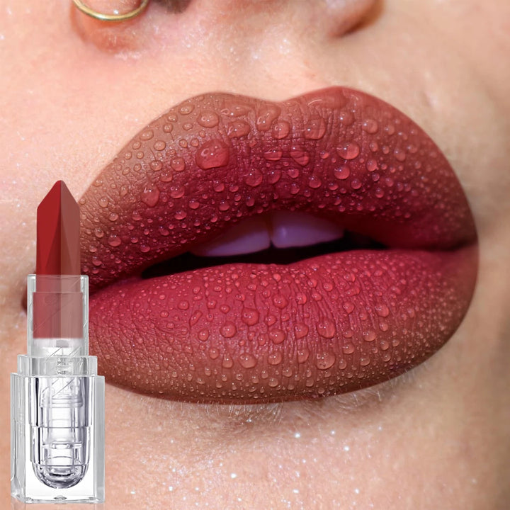 Nude Matte Lipstick Waterproof Lip Sticks Not Fading Sexy Red Velvet Lipsticks for Women Make Up Long Lasting Lip Cosmetics