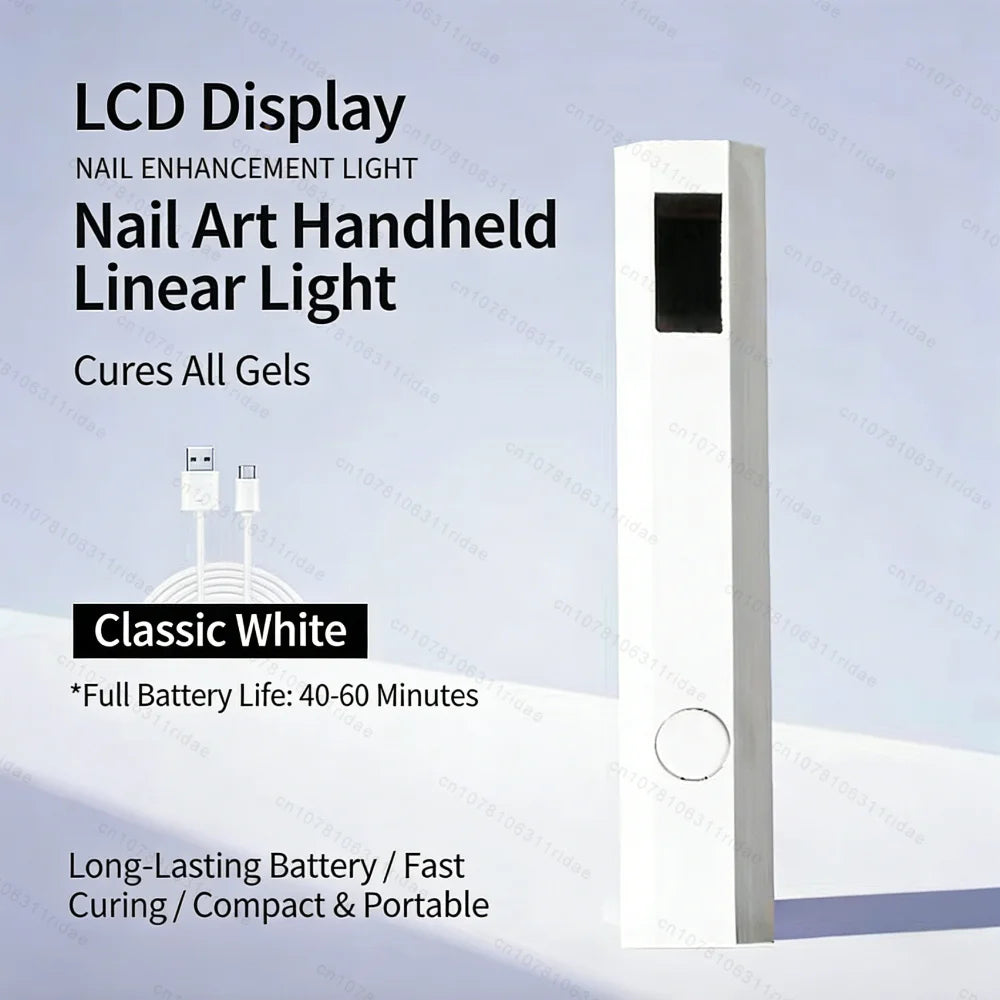 Convenient Handheld Mini Uv Light Cure Nails Lamp for Gel Nails Led Nail Lamp for Gel Polish Manicure Nail Dryer for Fast Curing