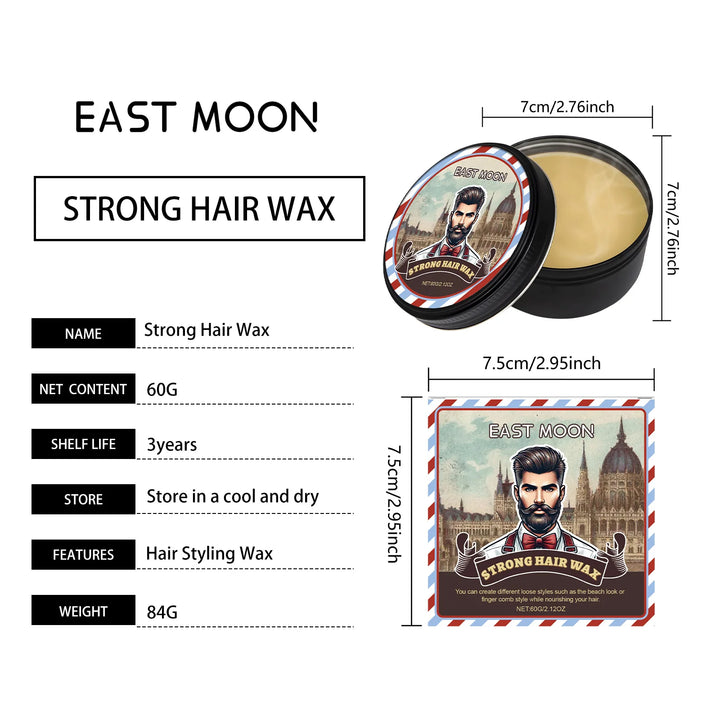 Long Lasting Stying Wax Fluffy Hair Pomade Wax Keep Hair Oil Edge Control Barbershop Tools Salon Hairdressing Mud Hair Styling