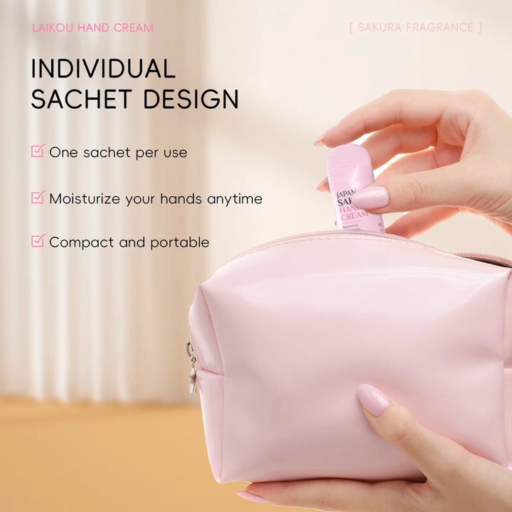 7pcs Collagen Sakura Hand Cream Skin Soften Nourish Care Deep Cracked Repair Beauty Products Girl Moisturizing Hand Skin