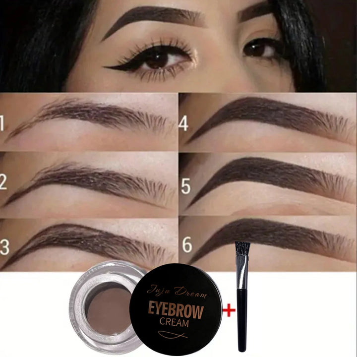 2 color Wild Eyebrow Styling Eyebrow Cream Styling Eyebrow Gel Soap Wax brown black Eyebrow Cream