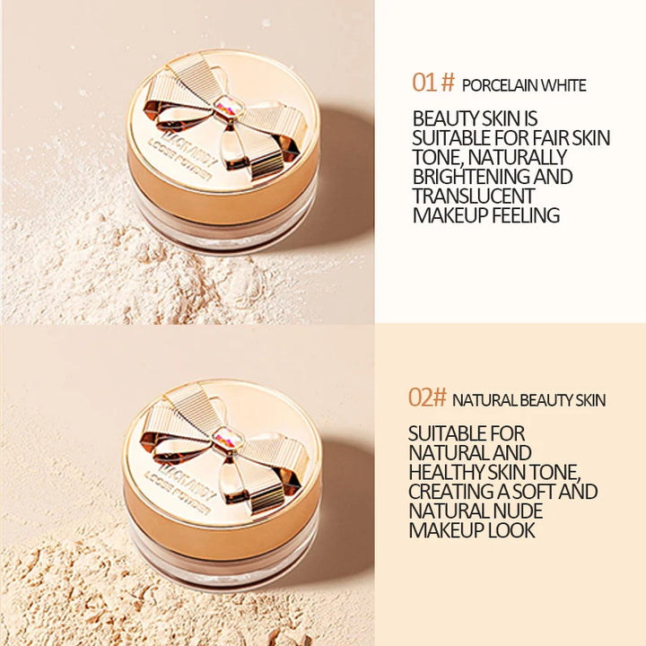 Mack Andy  Lasting Oil Control Pressed Powder Bronzer Natural Brighten Waterproof Loose Translucent Powder Dupes Makeup Women