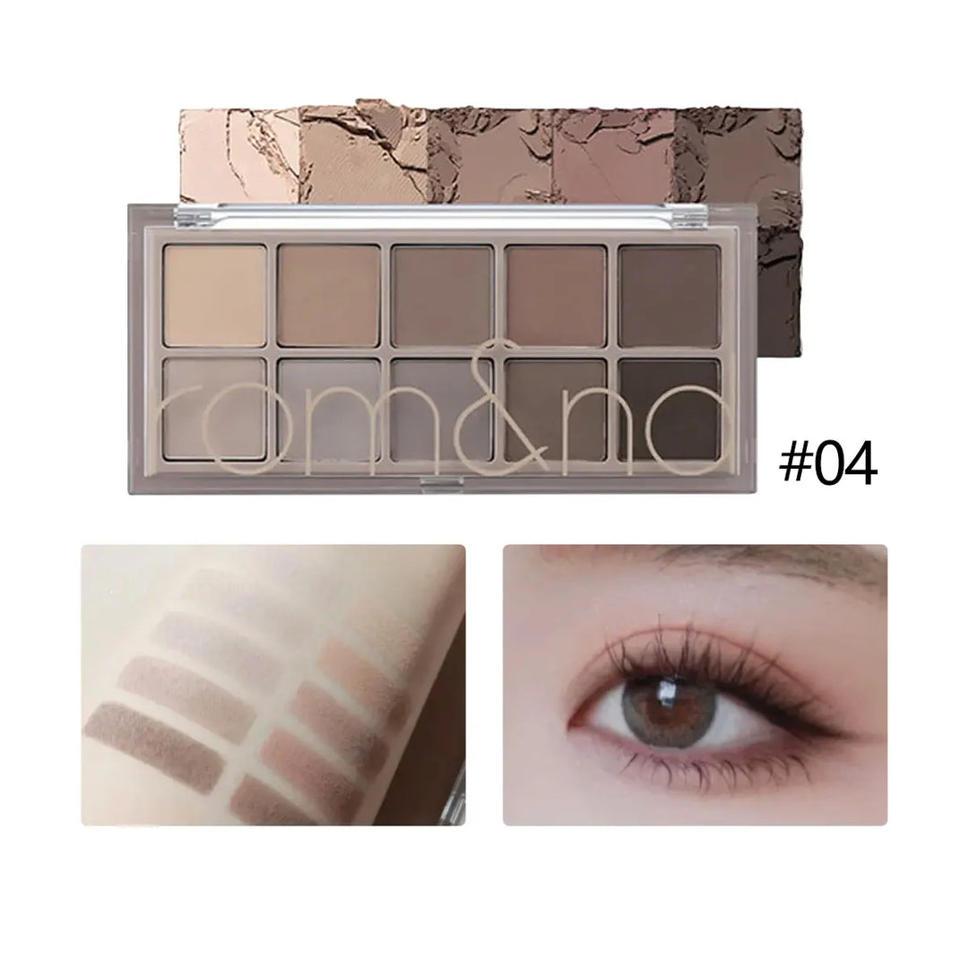 rom&nd BETTER THAN PALETTE,Fine Powder Texture,Long-Lasting Pigmentation,Easy to Blend,Beginner-Friendly,K-Beauty,Korean Makeup