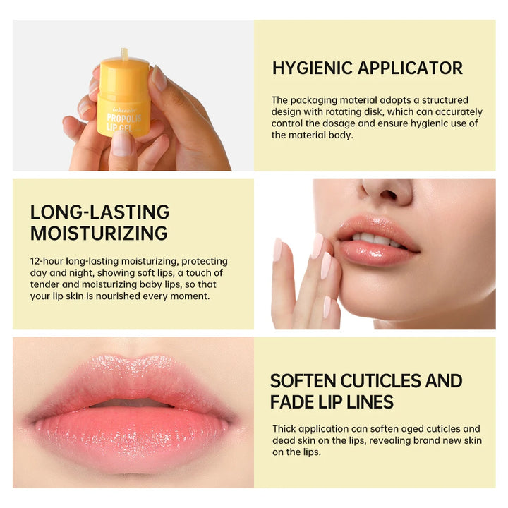 Honey Lip Butter with Propolis Lipcerin Original Hydrating Overnight Manuka Lip Balm Mask 12hr Long Lasting Moisture Skin Care