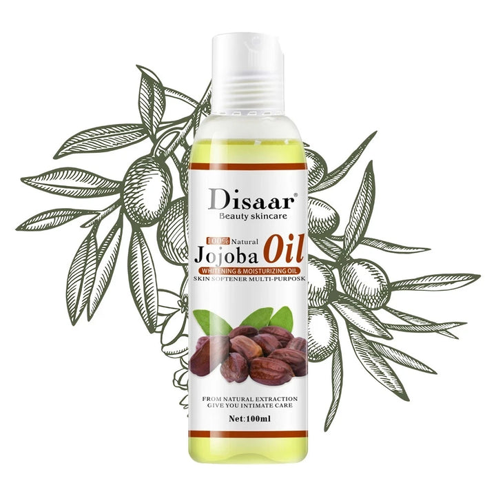 100ml Jojoba Body Oil Essential Oil Pure Natural Plant Oil Moisturizing Spa Scraping Massage Oil Health Care Skin Care Body Care