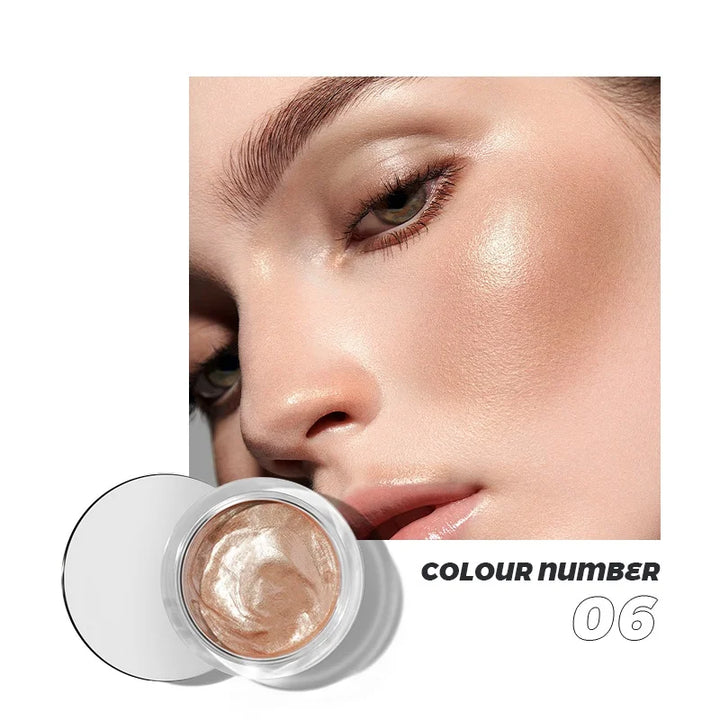 9 colors of liquid highlighter, waterproof  and not easy to fade, multi-functional, cheeks & eyes & face & lips & body