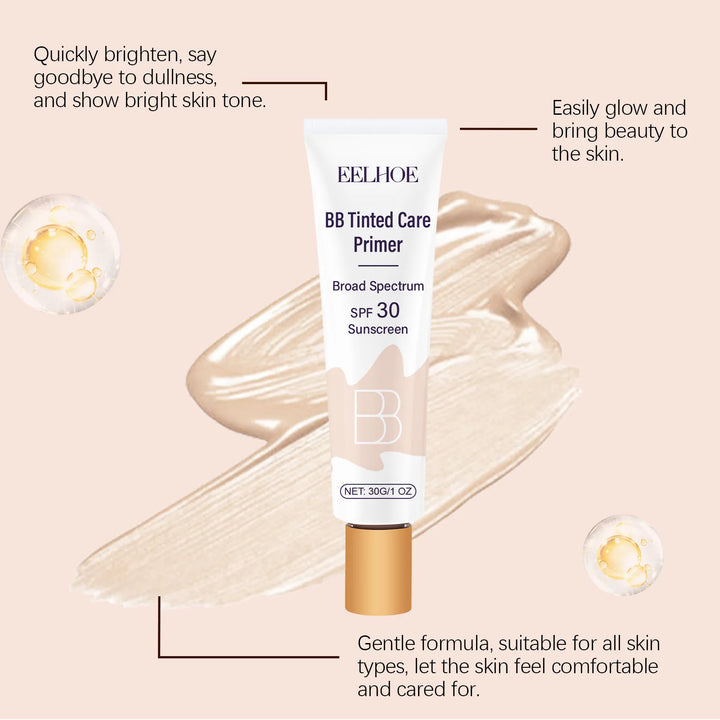 EELHOE BB Cream Makeup Foundation Full Coverage Concealer Waterproof Sunscreen Spf 30 Skin Glow Products Brightening Face Primer